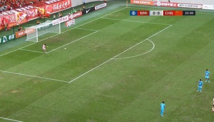 还没进球......开场已20分钟，U22国足5射0正仍0-0北马里亚纳群岛